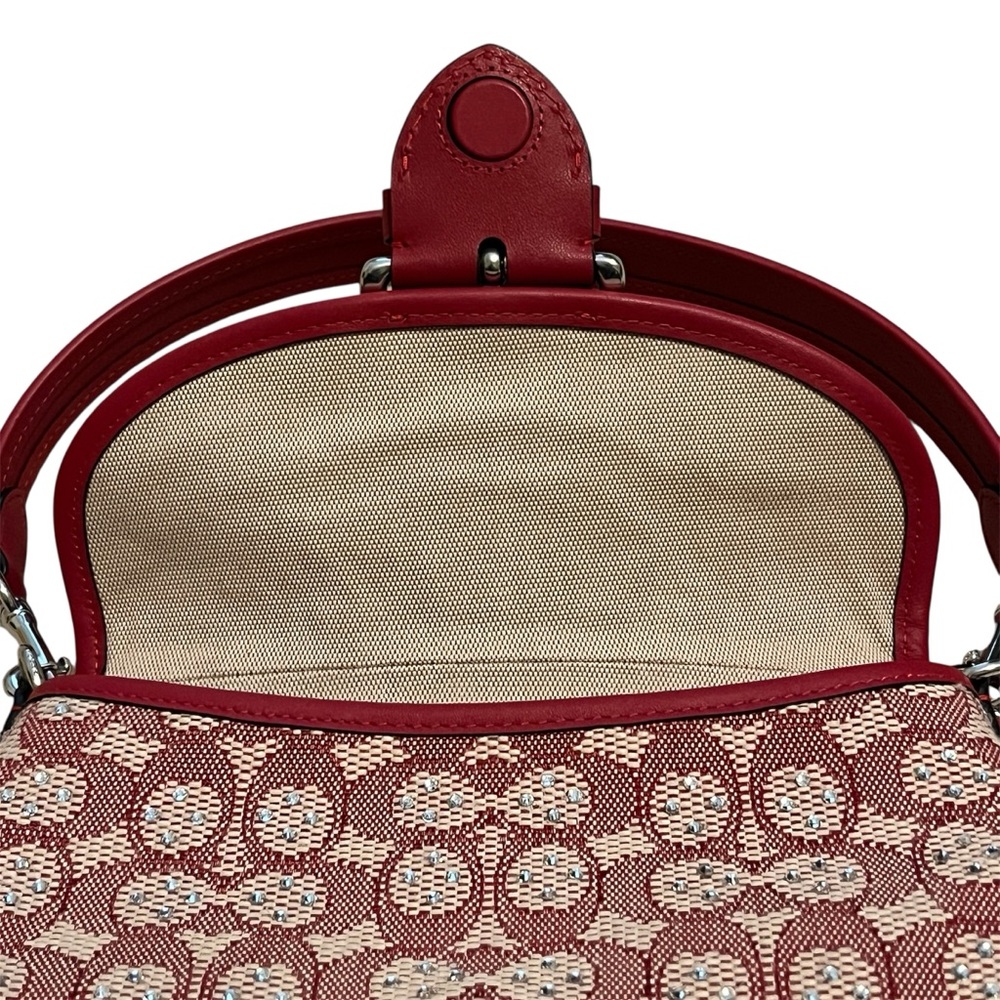 Coach Ruby Red Soho Flap Bag - Picture 5 of 11